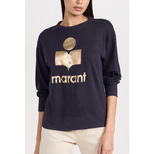 Isabel Marant �toile 'Klowia' Black Sweatshirt Size XS